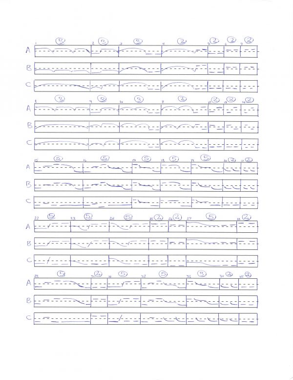 A trio for soprano, alto, and lo-tenor Microtonal Ocarina